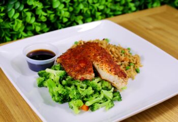 BLACKENED TILAPIA W SRIRACHA*