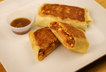 CHEESE, EGG, & POTATO BURRITOS