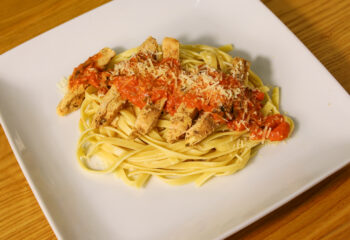 CREAMY TUSCAN CHICKEN W FETTUCINI