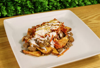 CHILI BEEF LOADED POTATO WEDGES