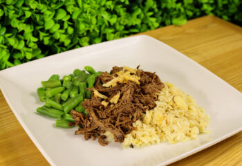 BRAISED BEEF W RICE PILAF*