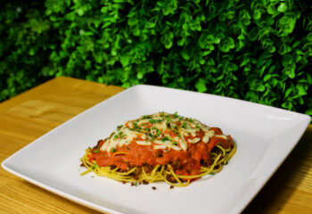 BEEF LINGUINI W CREAMY TOMATO SAUCE