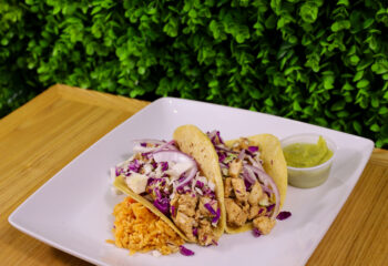 CHICKEN ASADA TACOS W SALSA VERDE*