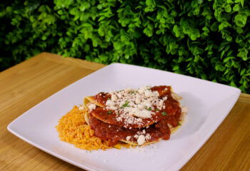 CHICKEN ENTOMATADAS W QUESO FRESCO